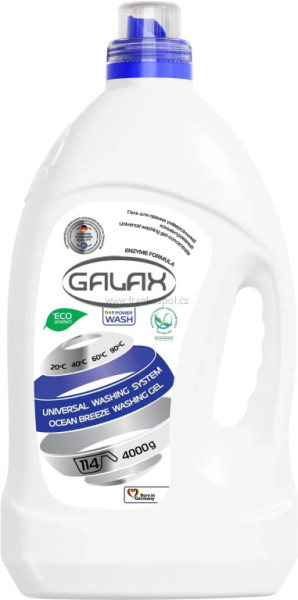 Prací gel GALAX Universal, Ocean Breeze , 114 PD, 4 l