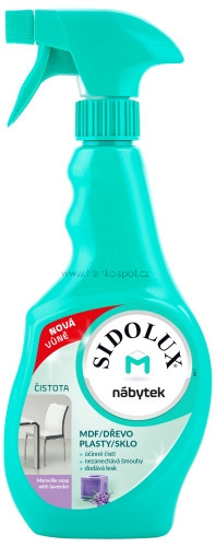 SIDOLUX M proti prachu, 400 ml, marseillské mýdlo s levandulí