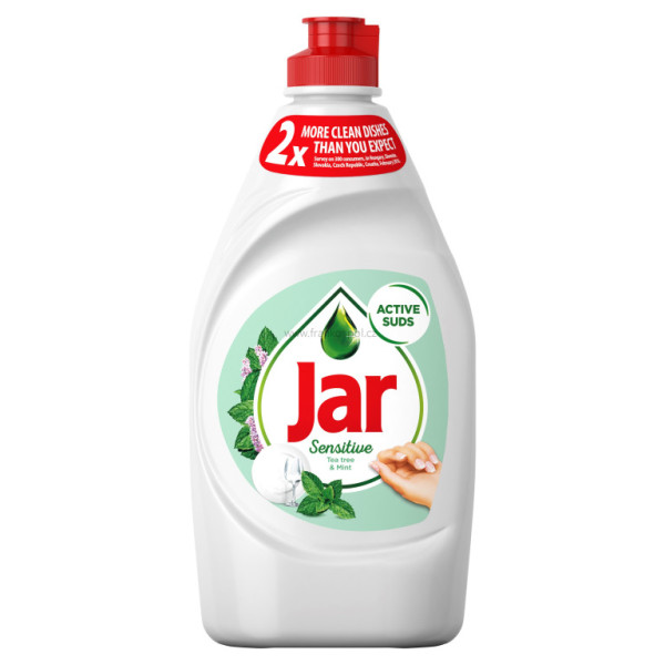 JAR na nádobí, 450 ml, Sensitive Tea tree a máta