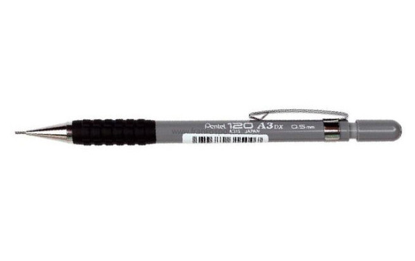 Automatická tužka PENTEL 120 A3, 0,5 mm šedá