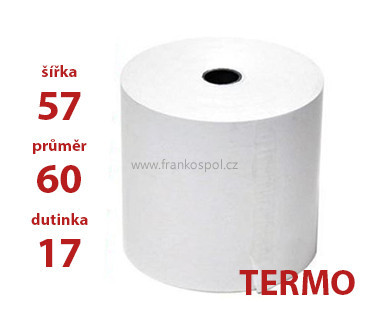 Termo pokladní kotouček 57/60/17