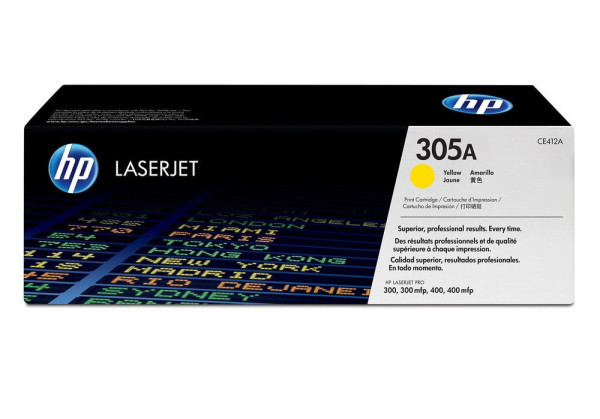 Toner HP CE412A Yellow, originální