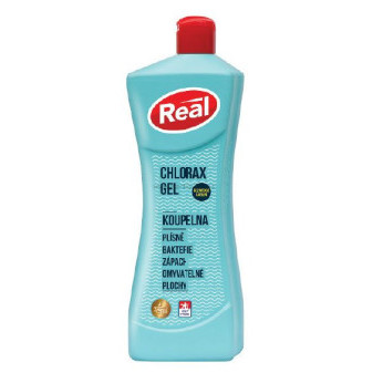 REAL gel chlorax, univerzální čistič s dezinfekční přísadou