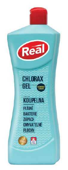 REAL gel chlorax, univerzální čistič s dezinfekční přísadou