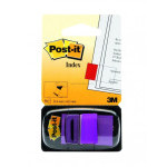 Samolepicí plastové záložky 3M Post-it Index, 43,2 x 25,4 mm, 50 lístků, fialové