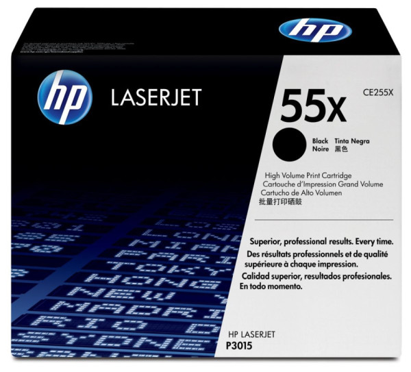 Toner HP CE255X Black, originální