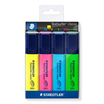 Zvýrazňovač STAEDTLER Textsurfer classic, 4 sada