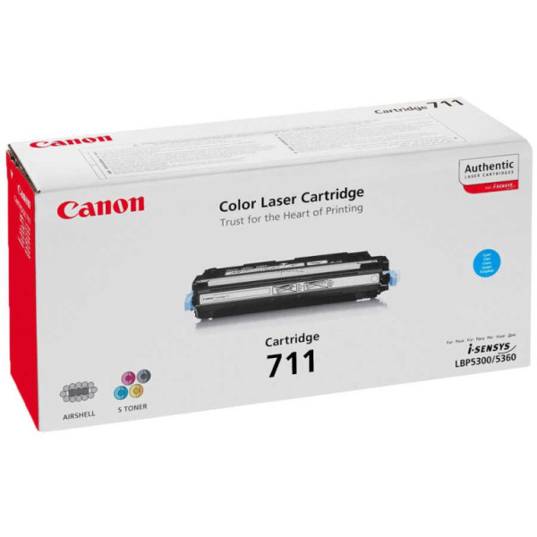 Toner CANON CRG-711 Cyan, originální