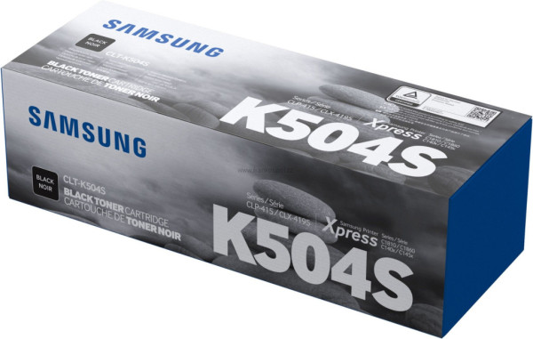 Toner SAMSUNG CLT-K504S Black, originální