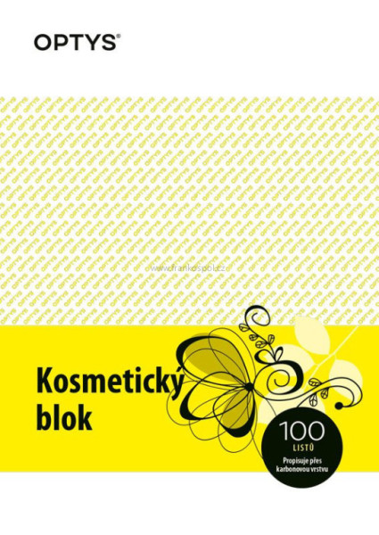 Kosmetický blok, propisovací, A5