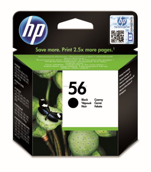 Cartridge HP C6656AE Black, originální