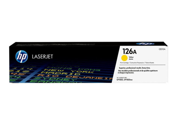 Toner HP CE312A Yellow, originální