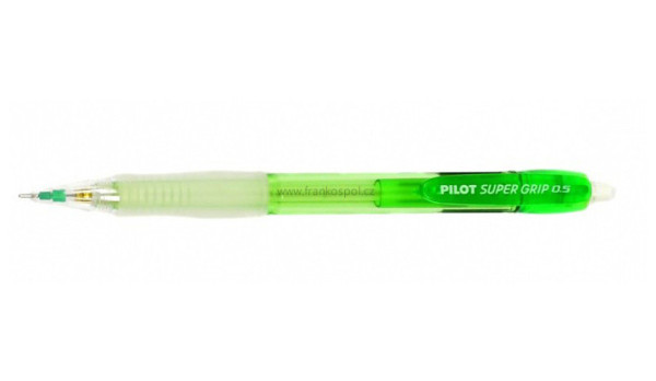 Automatická tužka PILOT Super Grip Neon 0,5 mm, zelená