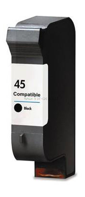 Cartridge HP 51645AE Black kompatiblní, HP 45