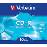 CD-R Verbatim Extra Protection 700MB 52x, slim box 1 ks