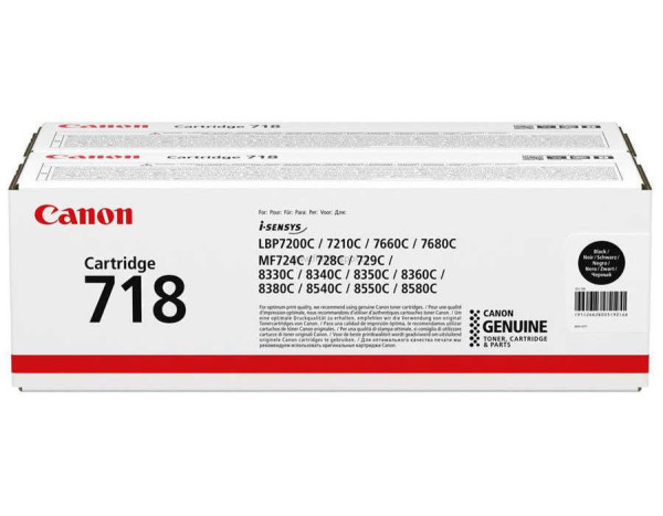 Toner CANON CRG-718 Black duo pack, originální