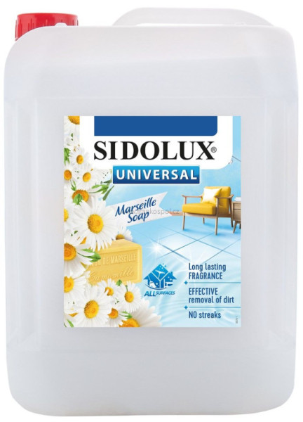 SIDOLUX Universal Soda Power, 5 l, marseillské mýdlo