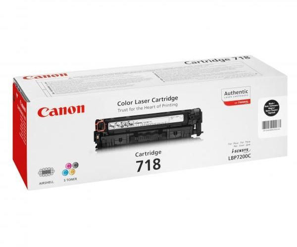 Toner CANON CRG-718 Black, originální