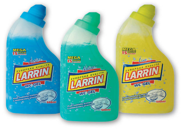 WC gel LARRIN do zásobníků 500 ml