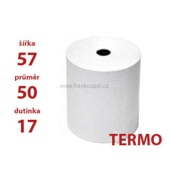 Termo pokladní kotouček 57/50/17