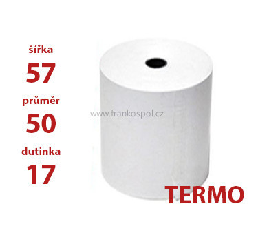 Termo pokladní kotouček 57/50/17