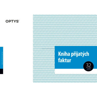 Kniha přijatých faktur, A4, 32 listů