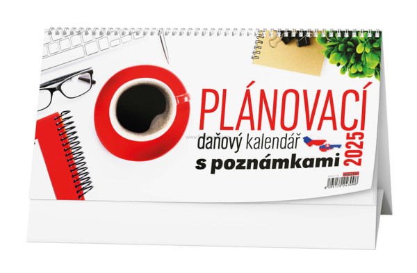 Stolní kalendář PLÁNOVACÍ s poznámkami, BSN7