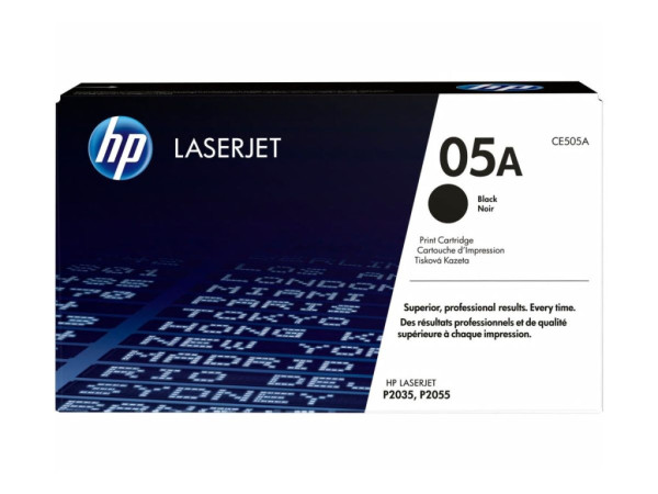 Toner HP CE505A Black, originální