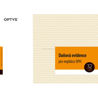 Daňová evidence pro neplátce DPH, A4, 32 listů