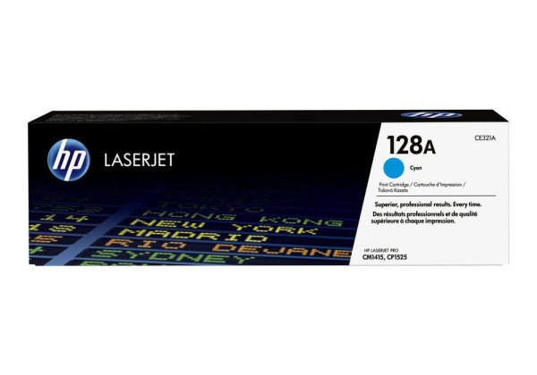 Toner HP CE321A Cyan, originální