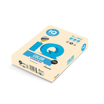 Barevný papír IQ COLOR, A4, 80g, chamois