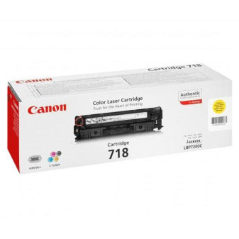 Toner CANON CRG-718 Yellow, originální