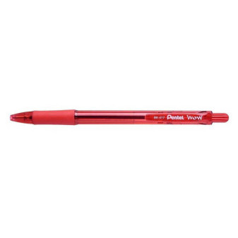 Pero kuličkové PENTEL BK417, červené