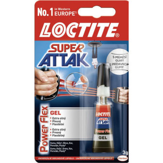 Sekundové lepidlo LOCTITE SUPER ATTAK gel