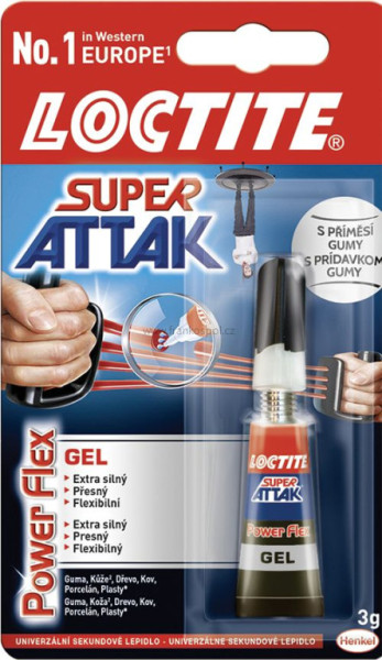 Sekundové lepidlo LOCTITE SUPER ATTAK gel