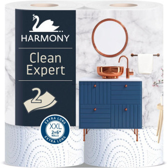 Kuchyňské utěrky HARMONY Clean Expert, 2-vrstvé