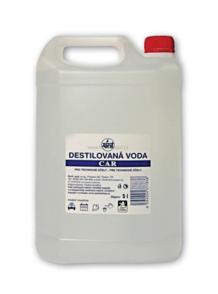 Voda destilovaná ZENIT, 5 l