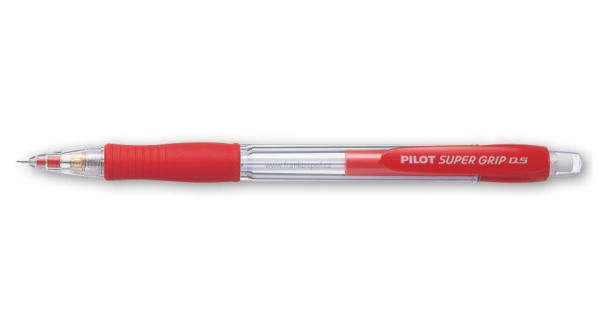 Automatická tužka PILOT Super Grip 0,5 mm, červená