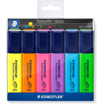 Zvýrazňovač STAEDTLER Textsurfer classic, 6 sada