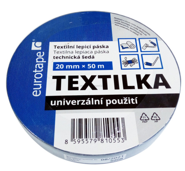 Lepicí páska textilní CHEMOTEX 20 mm