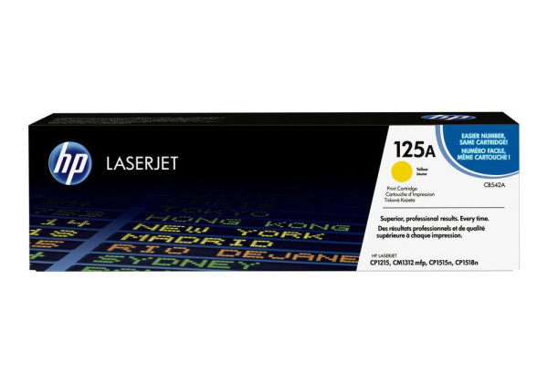 Toner HP CB542A Yellow, originální