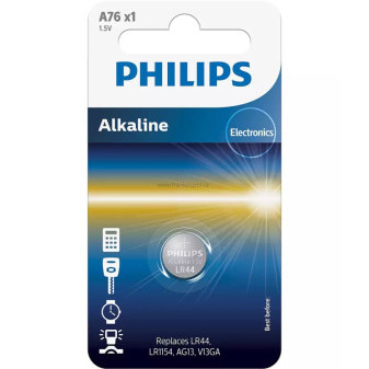 Baterie PHILIPS A76 1,5V, 1ks