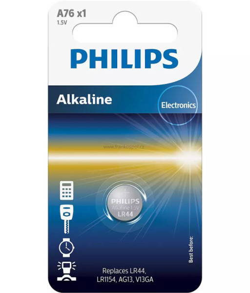 Baterie PHILIPS A76 1,5V, 1ks