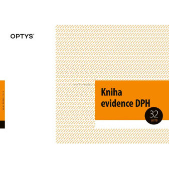 Kniha evidence DPH, A4, 32 listů