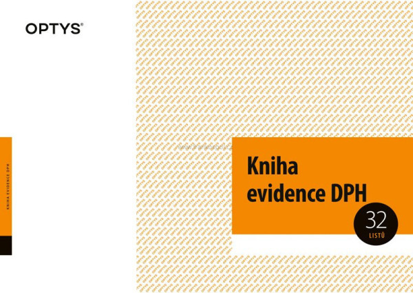 Kniha evidence DPH, A4, 32 listů