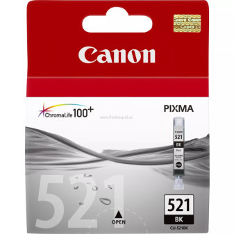 Cartridge CANON CLI-521Bk Black, originální