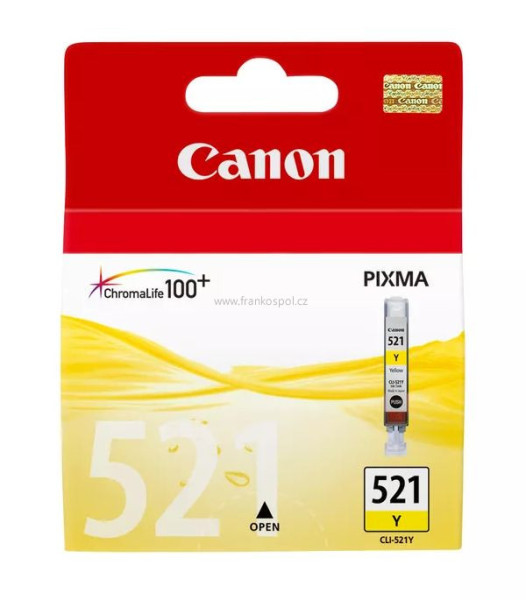 Cartridge Canon CLI-521Y Yellow, originální