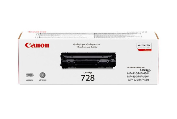 Toner CANON CRG-728 Black, originální