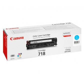 Toner CANON CRG-718 Cyan, originální